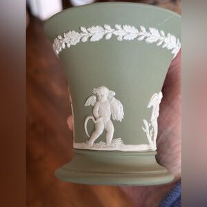 Wedgwood Sage Green Jasperware - neoclassical